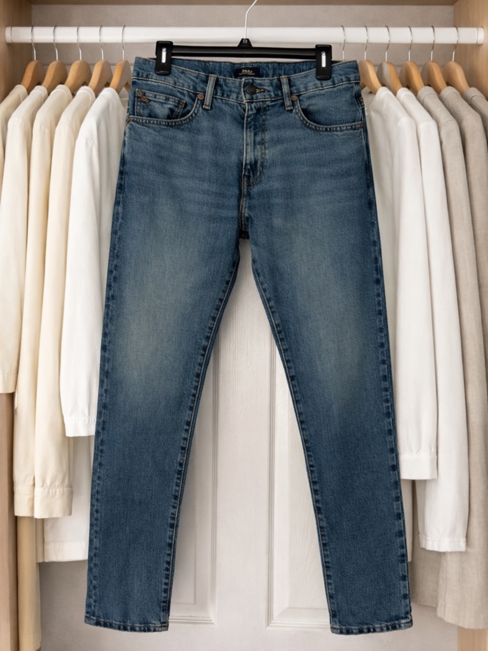 Polo Ralph Lauren Jeans Mens 30x31 Medium Wash Straight Slim Denim Classic